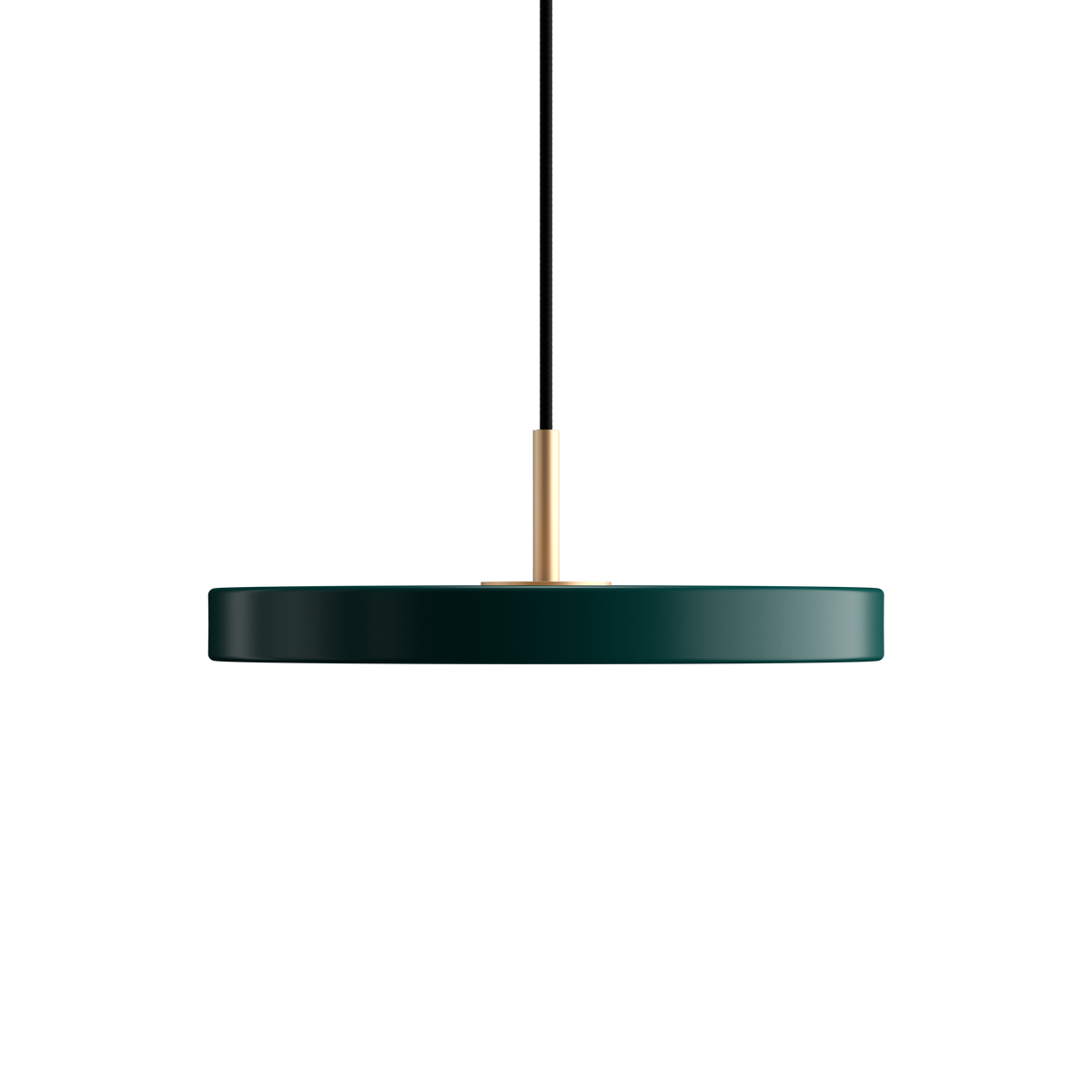 Asteria pendel, grøn og messing • UMAGE - Copenhagenhomedesign