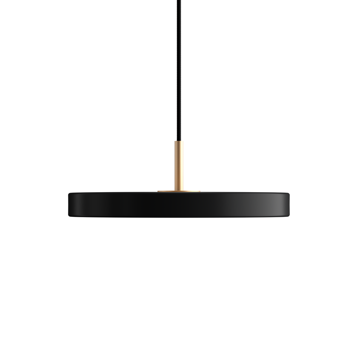 Asteria pendel, sort og messing • UMAGE - Copenhagenhomedesign