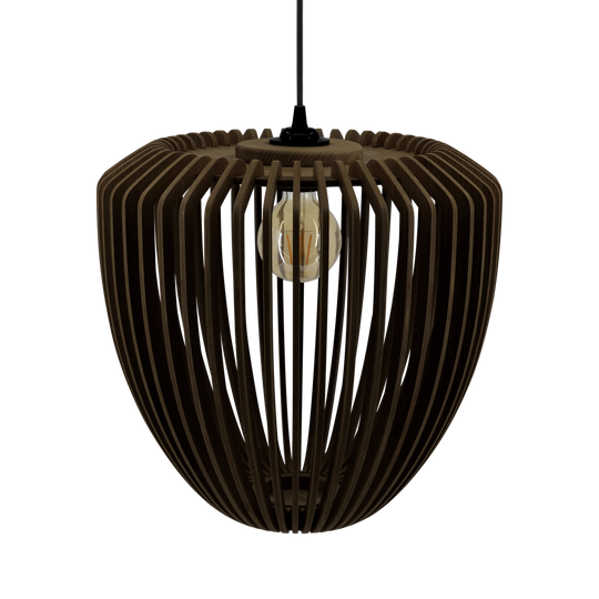 Clava Wood lampeskærm, mørk egetræ • UMAGE