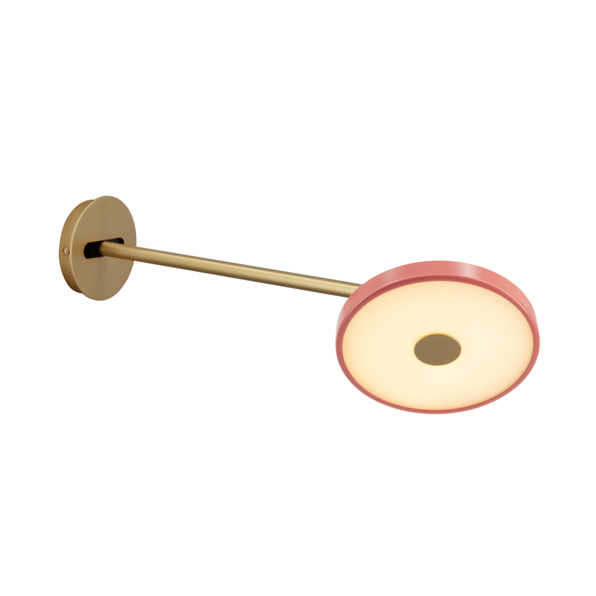Asteria Wall væglampe, rose og messing • UMAGE