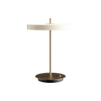 Asteria Table bordlampe, hvid og messing • UMAGE