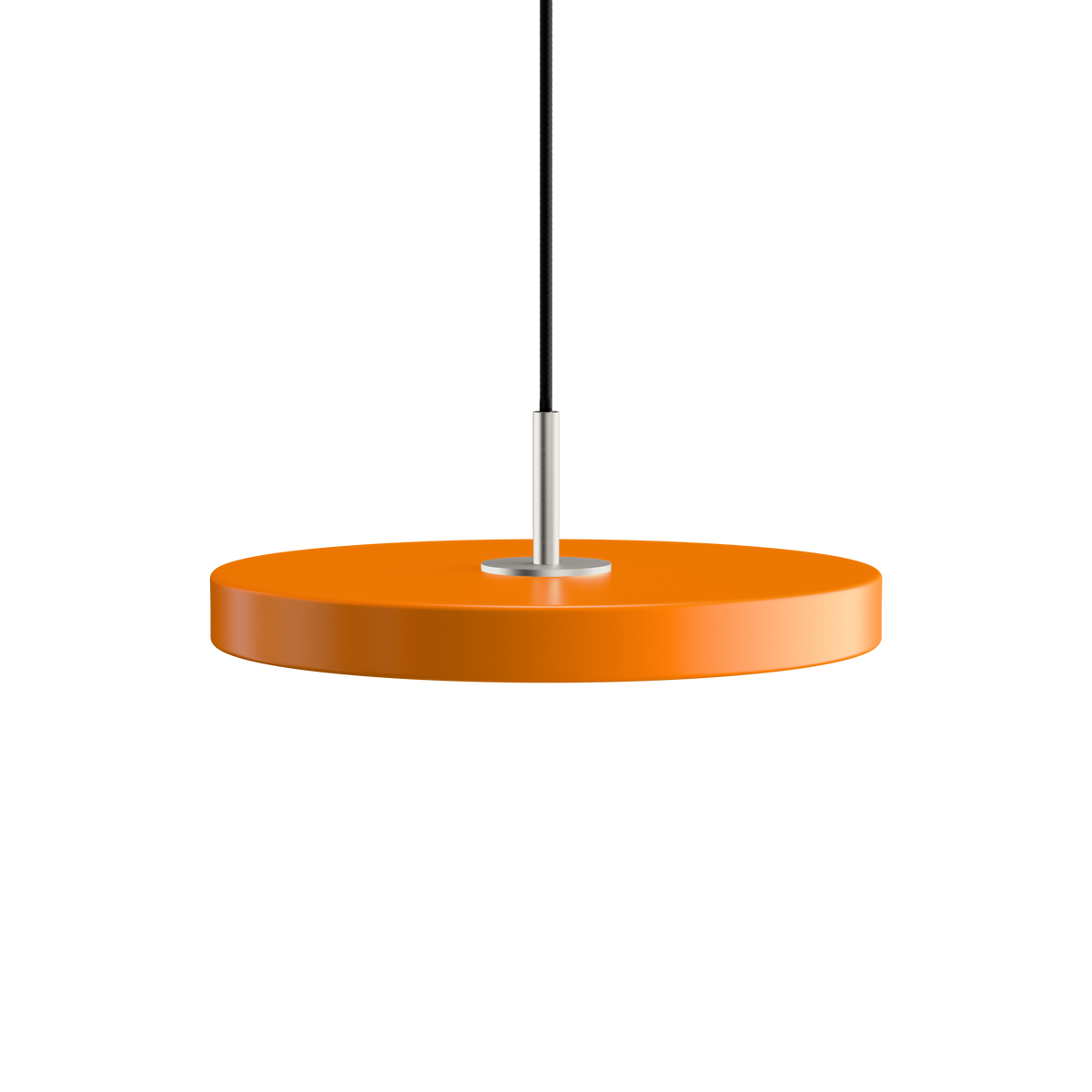 Asteria pendel, orange og stål • UMAGE - Copenhagenhomedesign