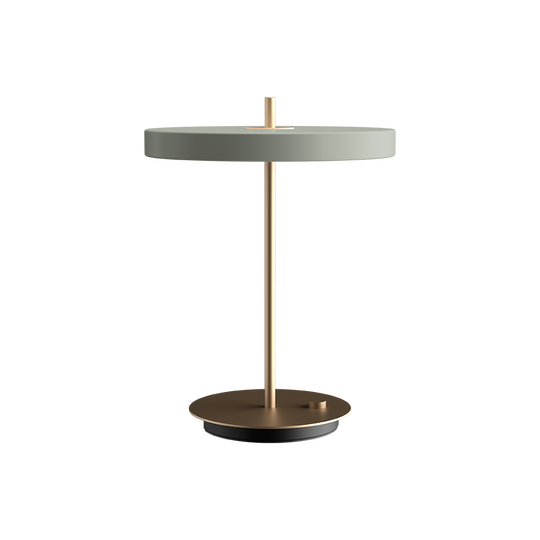 Asteria Table bordlampe, oliven og messing • UMAGE