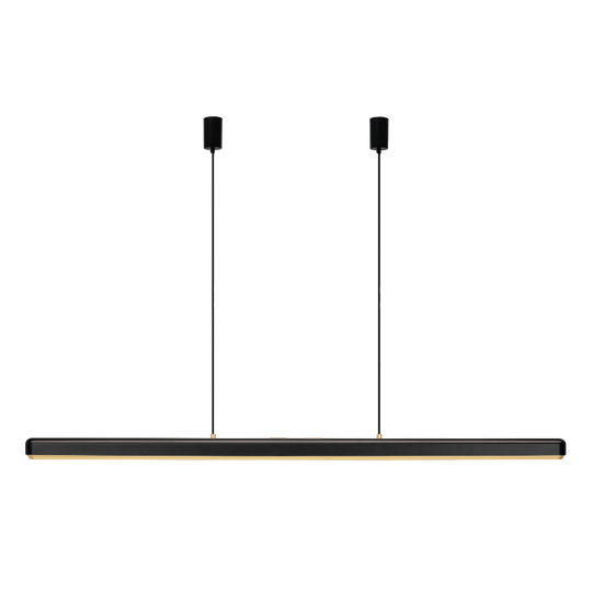 Hazel Branch pendel, sort og messing • UMAGE