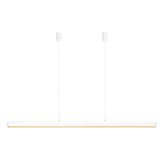 Hazel Branch pendel, hvid og messing • UMAGE