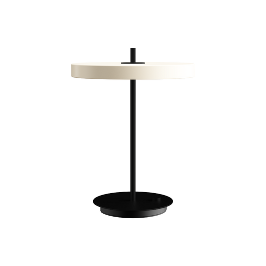 Asteria Table bordlampe, hvid og sort • UMAGE