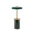 Asteria Move Mini, portable bordlampe, grøn marmor • UMAGE