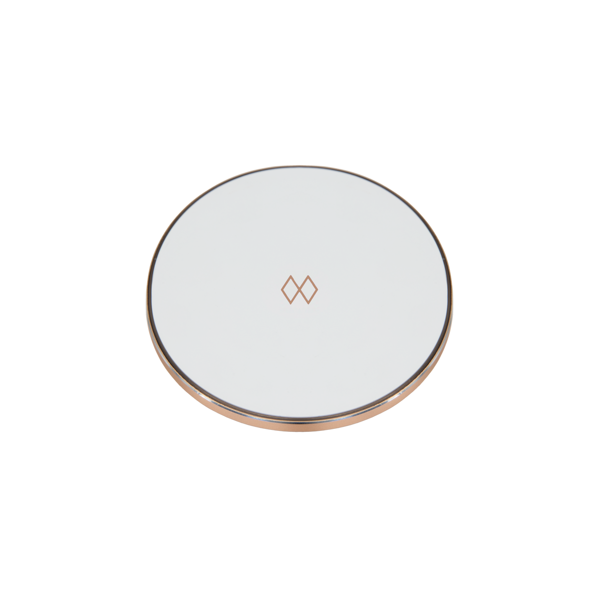 Unifier, trådløs oplader, hvid og rose gold • UMAGE - Copenhagenhomedesign