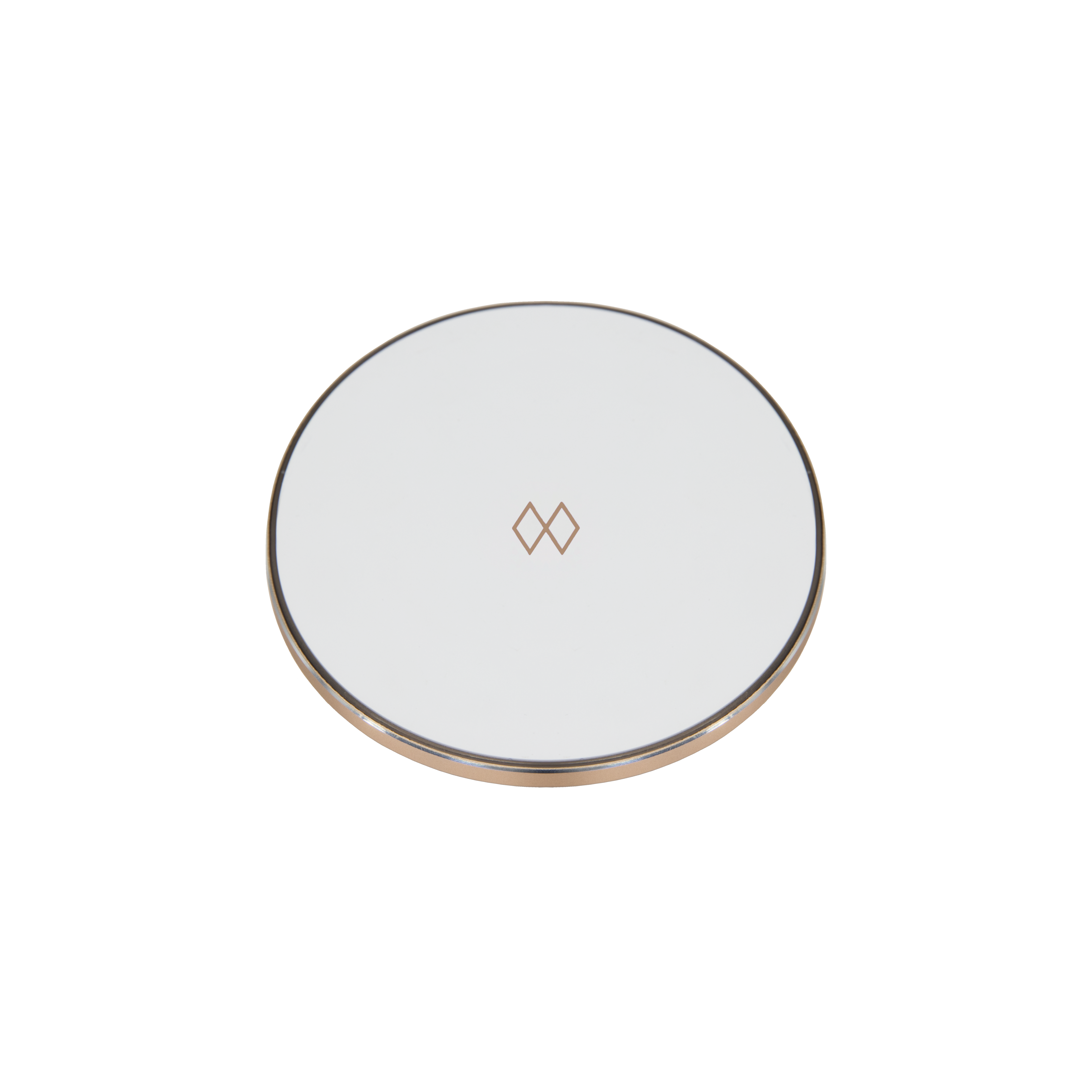 Unifier, trådløs oplader, hvid og rose gold • UMAGE