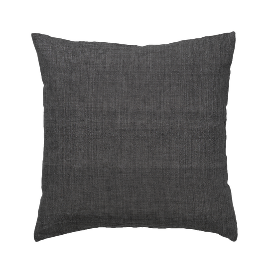 Luxury Light Linen pudebetræk - COAL • Cozy living