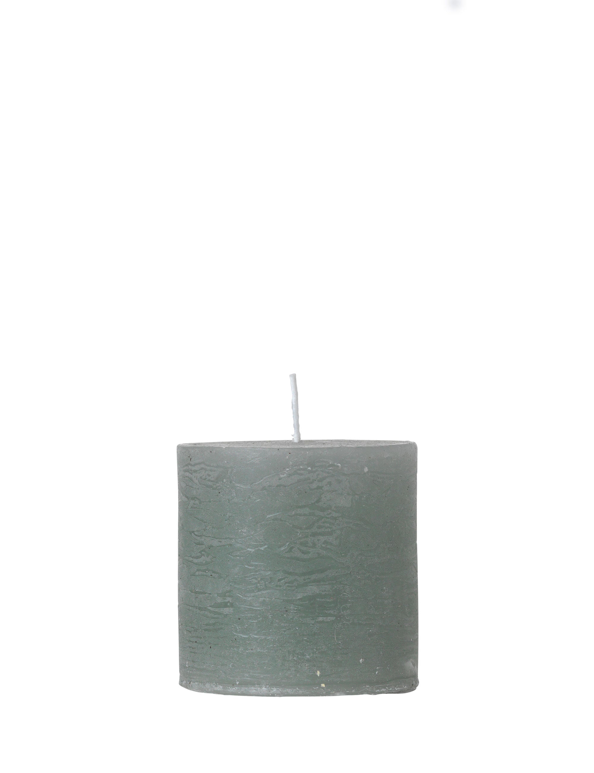 Rustic candle bloklys, 5 x 5 cm - MOSS • Cozy living