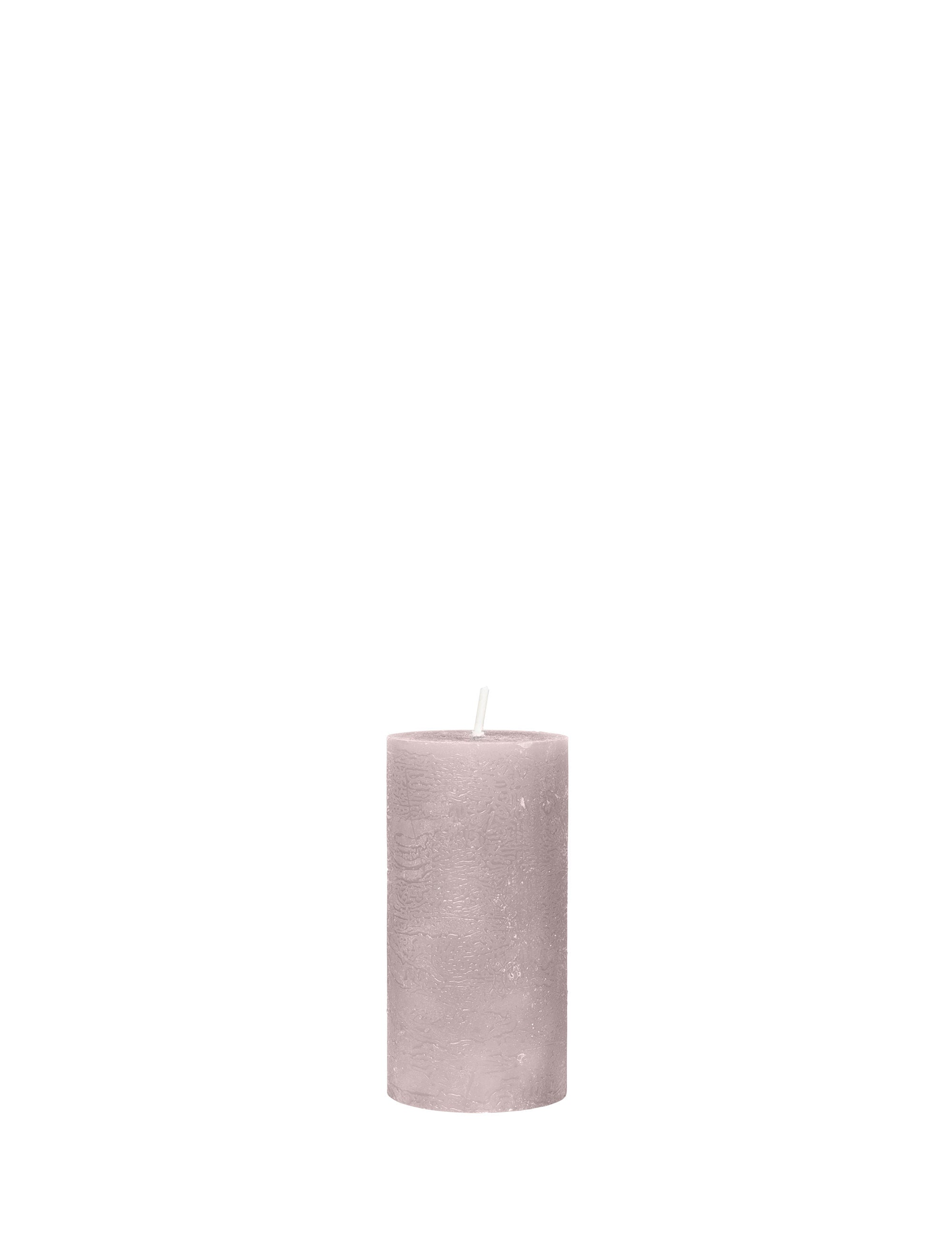 Rustic candle bloklys, 5 x 10 cm - VINTAGE ROSE • Cozy living