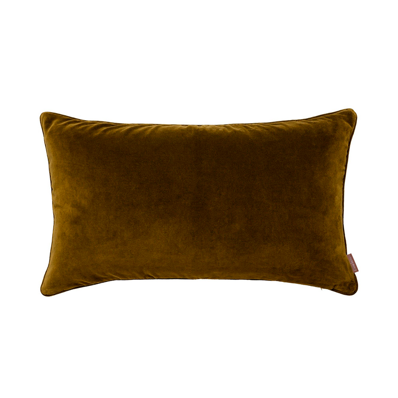 Velvet Soft Gable pude - MUSTARD  • Cozy living