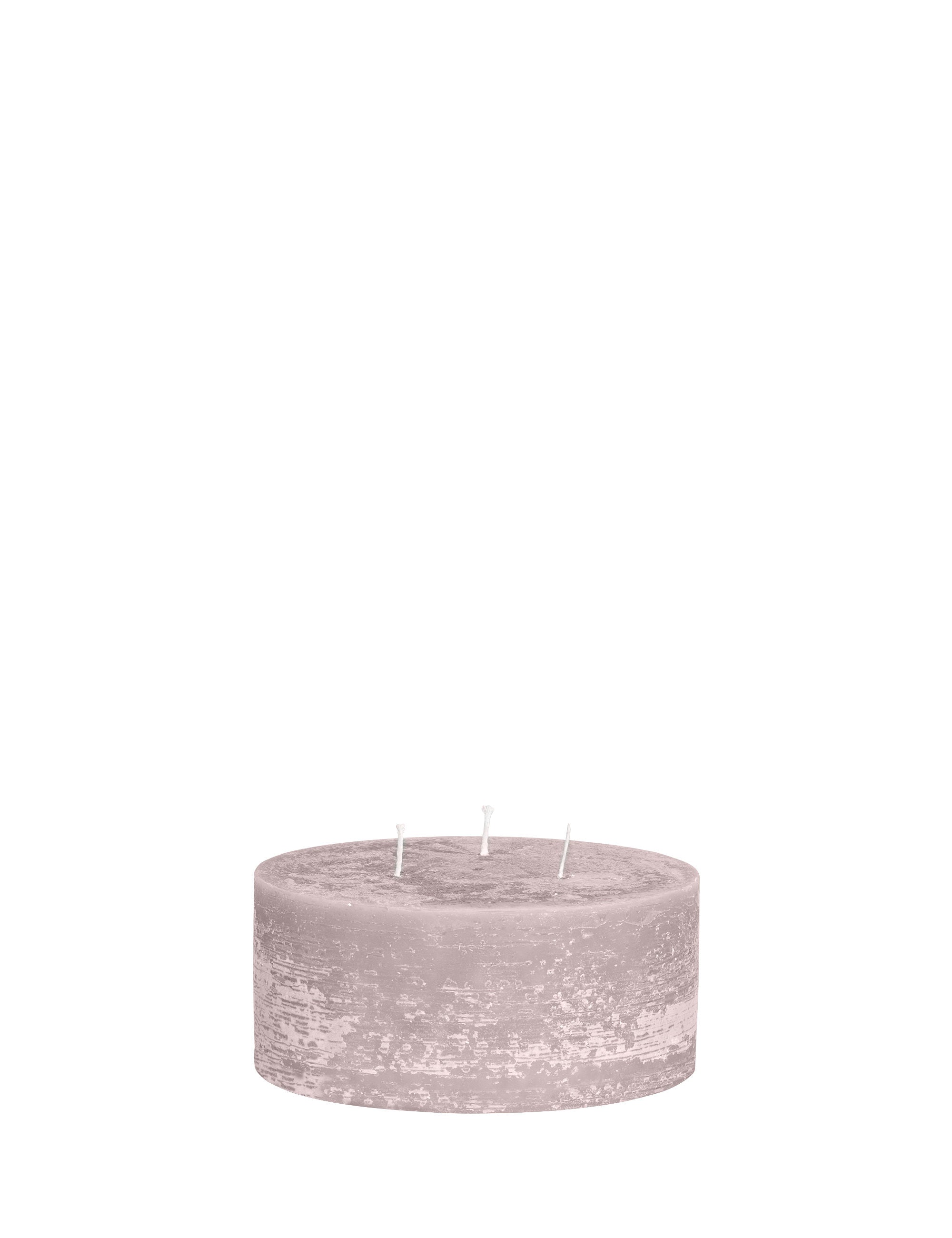 Rustic candle bloklys, 15 x 7 cm - VINTAGE ROSE • Cozy living