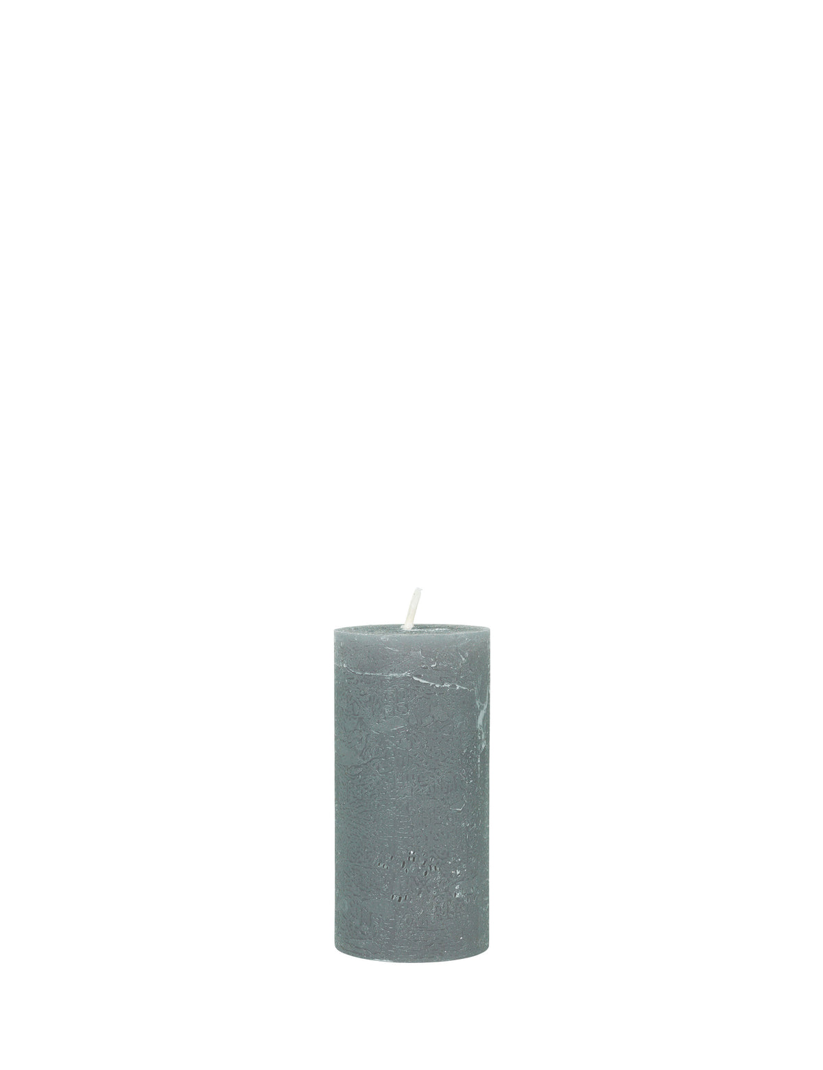 Rustic candle bloklys, 5 x 10 cm - SLATE GREY • Cozy living - Copenhagenhomedesign