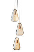 Anoli 3 pendel, nordic gold / gold • NUURA