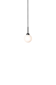 Apiales 1 pendel, satin black / opal • NUURA