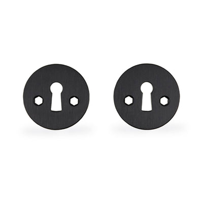 Nøgleskilt - Gammeldags, sort (PVD sort) • d line