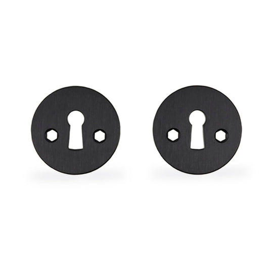 Nøgleskilt - Gammeldags, sort (PVD sort) • d line