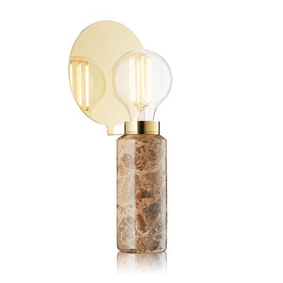 Blindspot bordlampe, brun • Design by Us