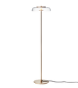 Blossi Floor gulvlampe, nordic gold / clear • NUURA
