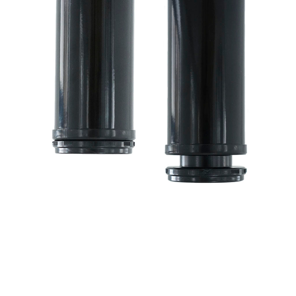 Bordben i Ø60 mm, sort, justerbart, fås i 2 størrelser (1 sæt = 4 stk.)