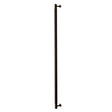 Cross Closet bar greb i bruneret messing med diamond cut mønster  • Buster + Punch