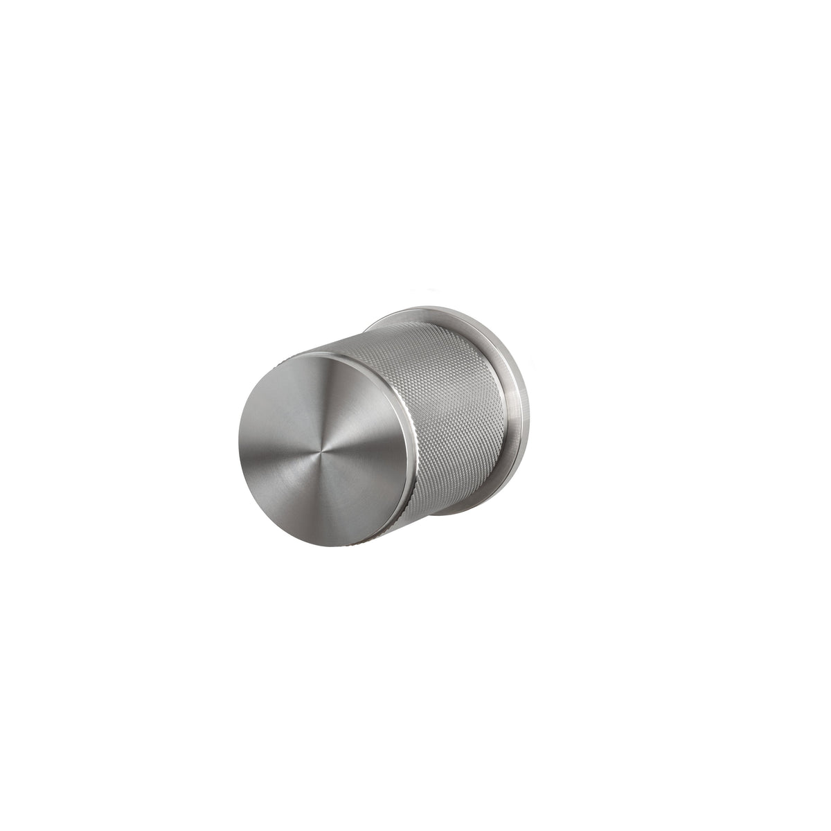Cross dørknop i rustfrit stål med diamond cut mønster  • Buster + Punch - Copenhagenhomedesign