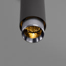 Eksklusiv pendel fra Buster + Punch i grå med detaljer i rustfri stål.