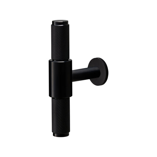 Cross T-bar i sort med diamond cut mønster  • Buster + Punch