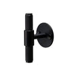 Cross T-bar i sort med bagplade og diamond cut mønster  • Buster + Punch