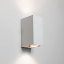 Firkantet hvid udendørslampe fra astro