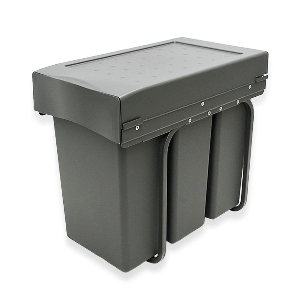 Copenhagen 3-30 Limited Edition • Affaldssystem i stål og plast på 3 x 10 liter med fuldudtræk