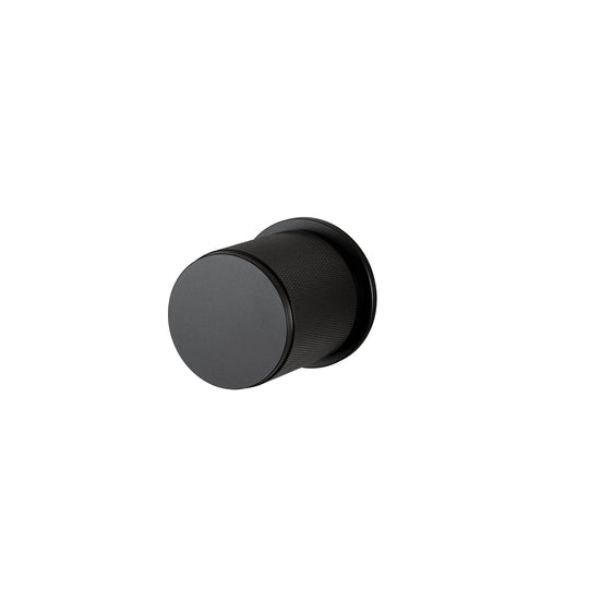 Cross dørknop i sort med diamond cut mønster  • Buster + Punch