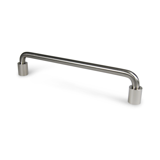 Ordrup • Greb i børstet rustfrit stål look med separate fødder