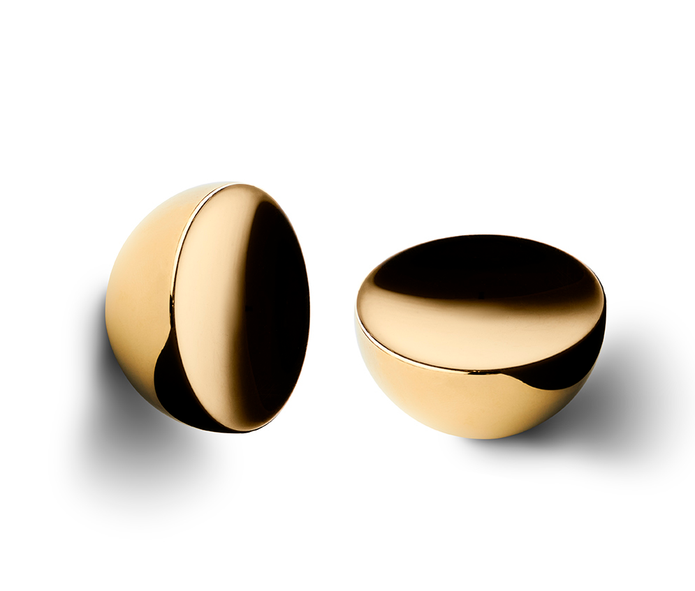 Get a Grip #1 Brass møbelknop, poleret messing (2 stk.) • Design by Us