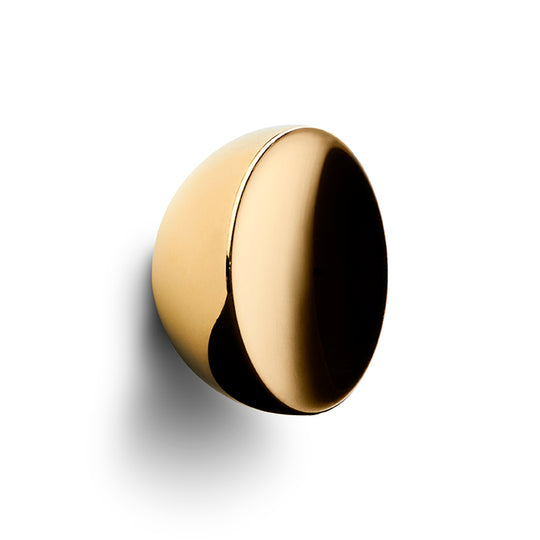 Get a Grip #1 Brass møbelknop, blank messing • Design by Us