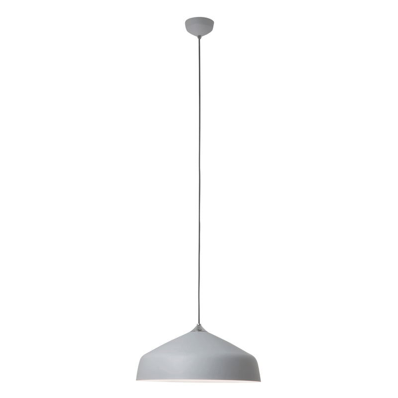 Grå pendel med et enkelt og cool design.