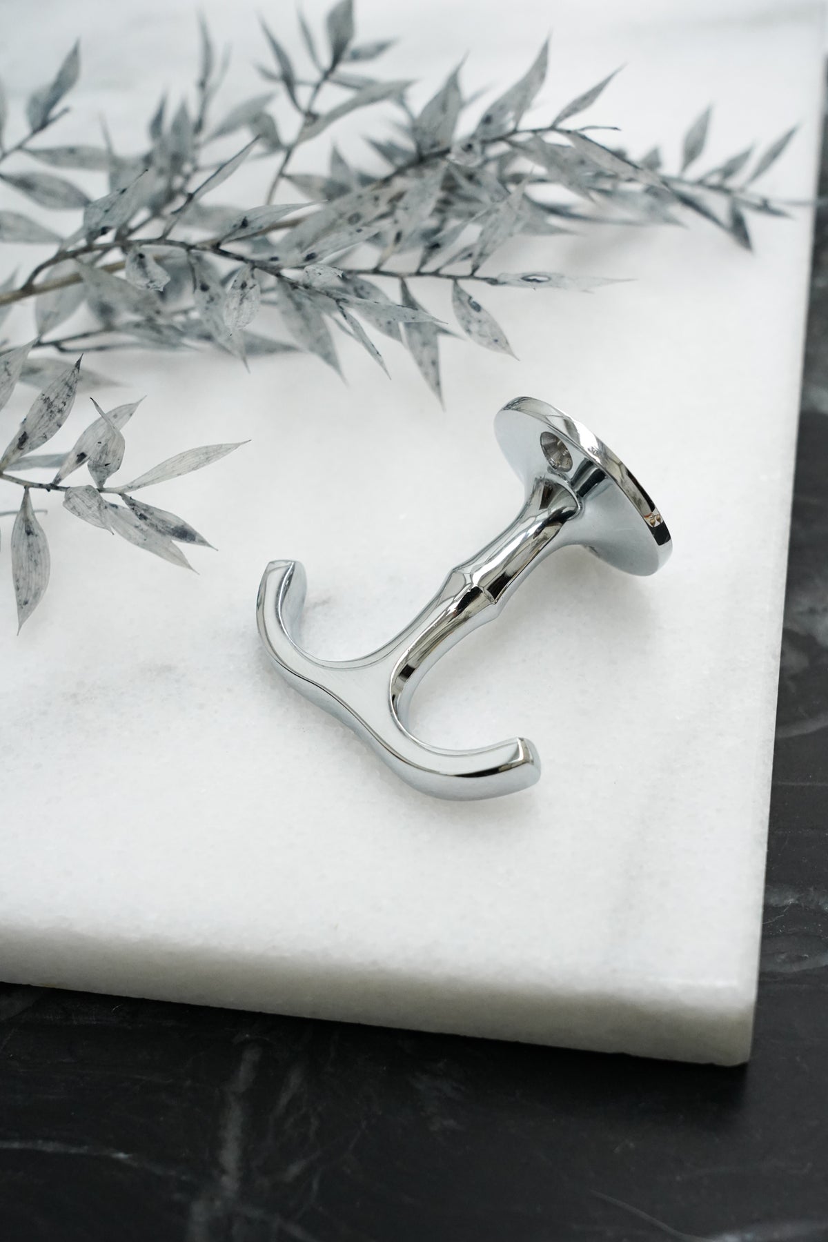 Halmstad • Ankerkrog, blank krom 55 mm - Copenhagenhomedesign