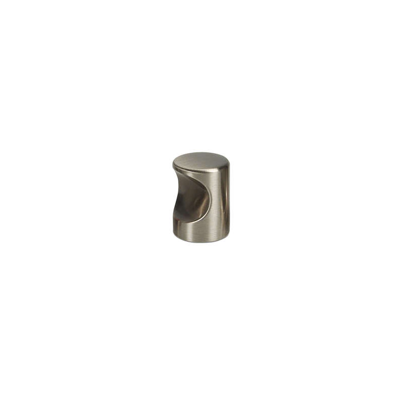 Knop: Blokhus • Cylinder knop i rustfri stål look