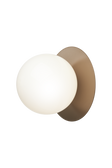 Liila 1 væg- og loftlampe, dark bronze / opal • NUURA