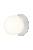 Liila 1 væg- og loftlampe, light silver / opal • NUURA