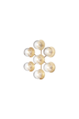 Liila Star væg- og loftlampe, nordic gold / optic clear • NUURA