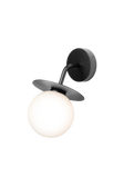 Liila Wall Outdoor udendørslampe, black / opal • NUURA