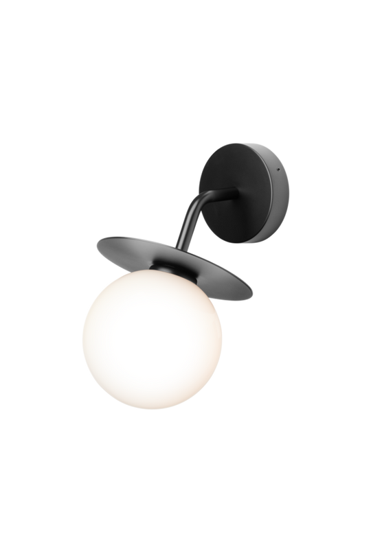 Liila Wall Outdoor udendørslampe, black / opal • NUURA