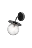 Liila Wall Outdoor udendørslampe, black / optic clear • NUURA
