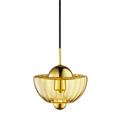 Lotus pendel, amber • Design by Us