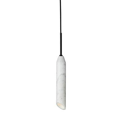 Marble Art pendel, hvid carrara • Design by Us