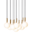 Miira 13 Large pendel, brass / opal • NUURA