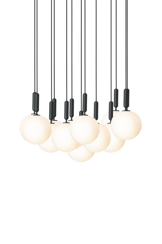 Miira 13 Large pendel, rock grey / opal • NUURA